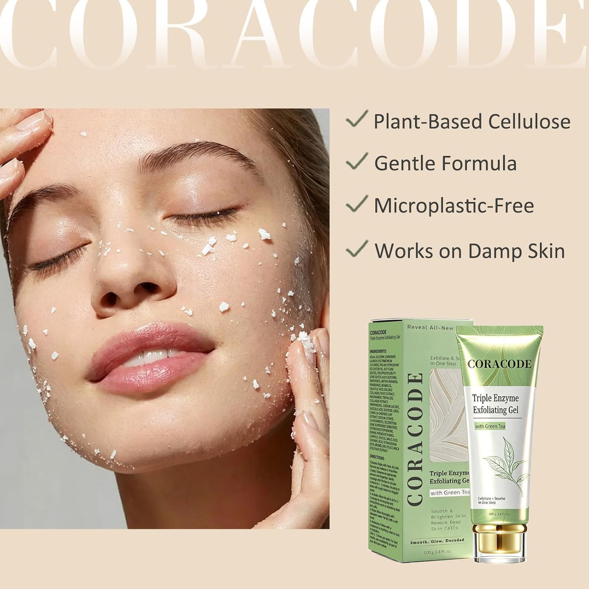 Browe Triple Enzyme Exfoliating Gel — lightweight hydrating feel, refreshing oil control, non-stripping
